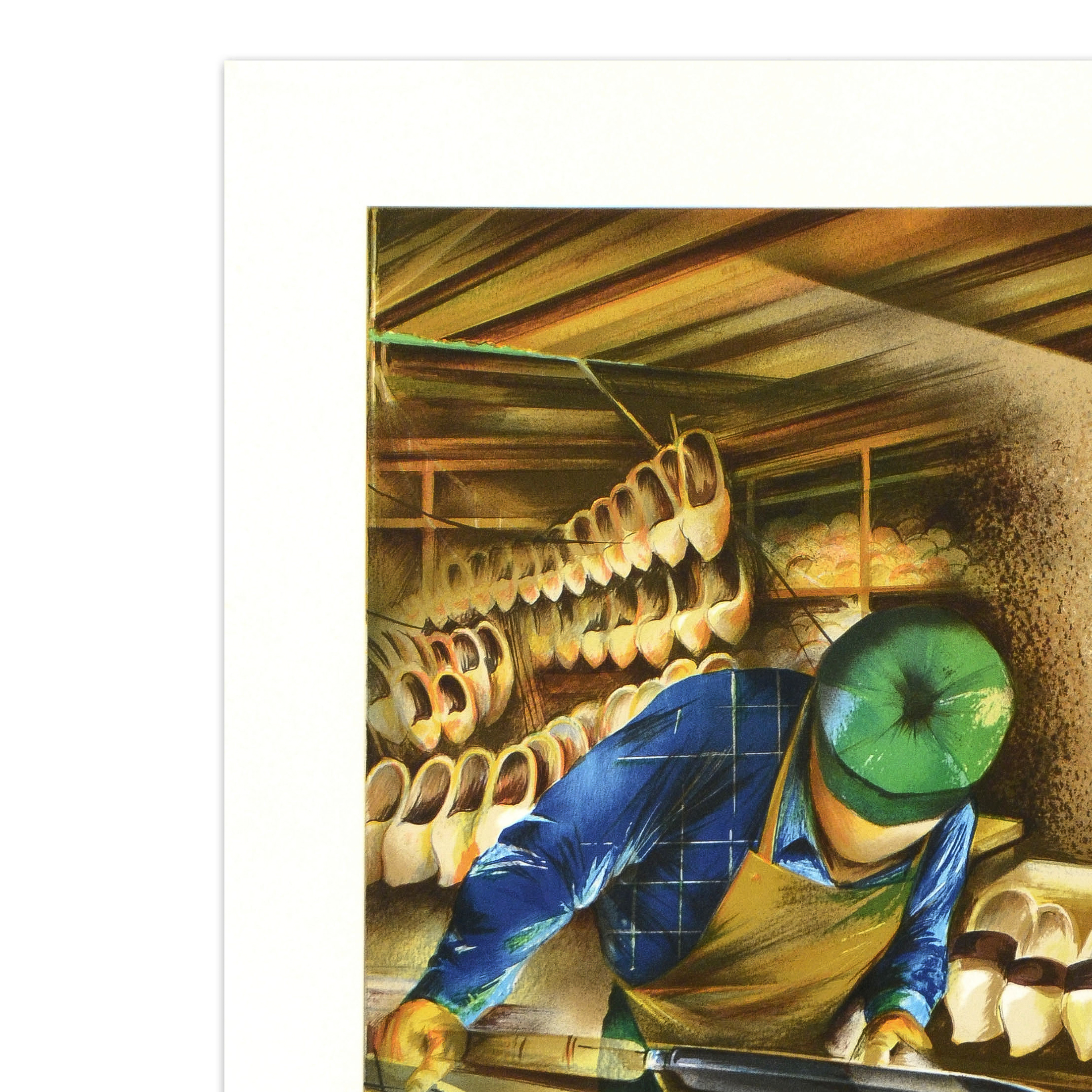 Raymond Poulet Limited Edition Lithograph on Paper "Shoemaker"
