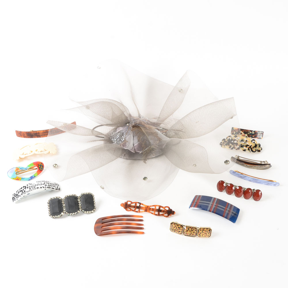 Cherry Chau Couture Hat and French Hair Clip Collection