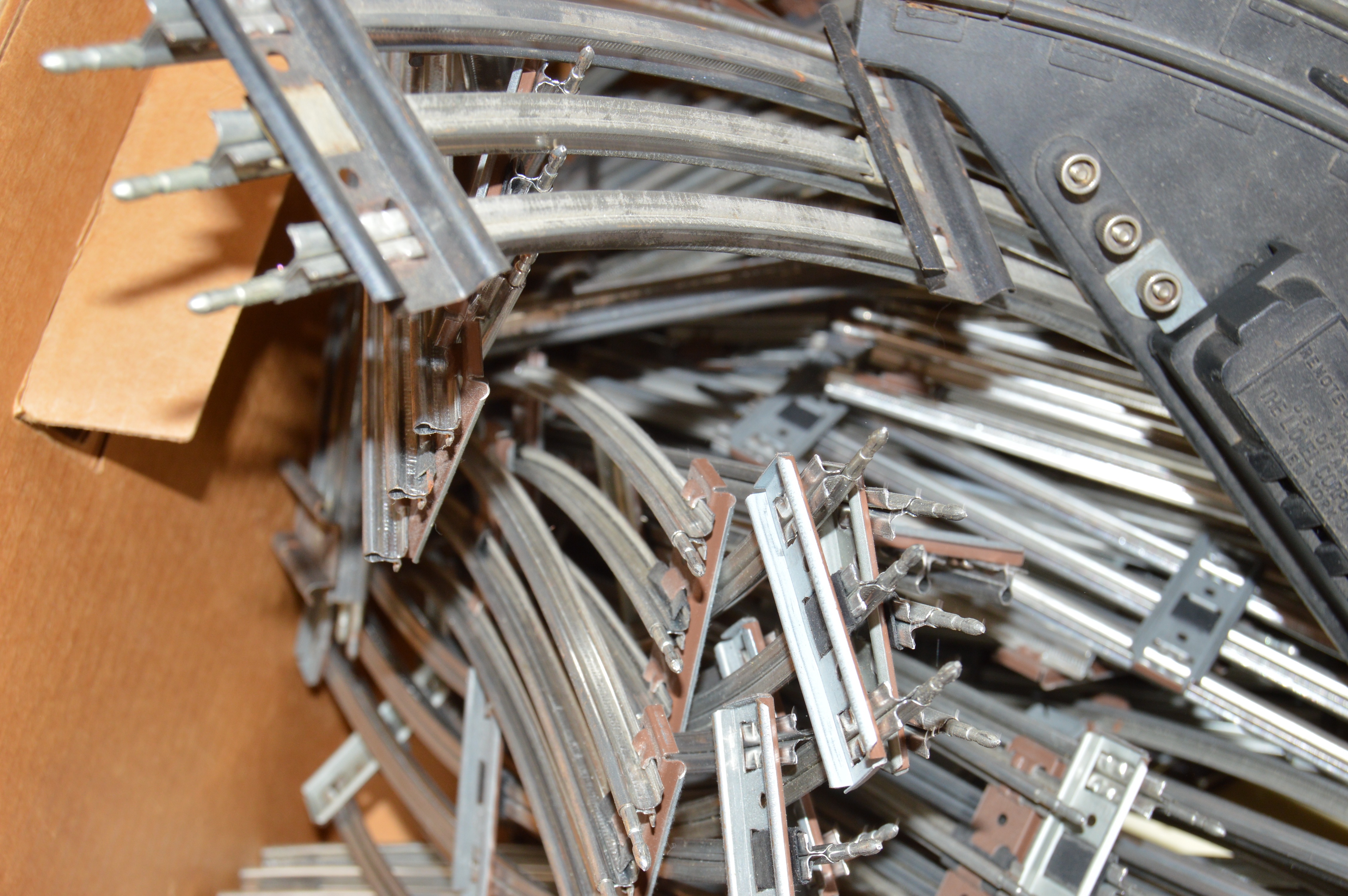 Vintage Lionel Three-Rail Train Tracks