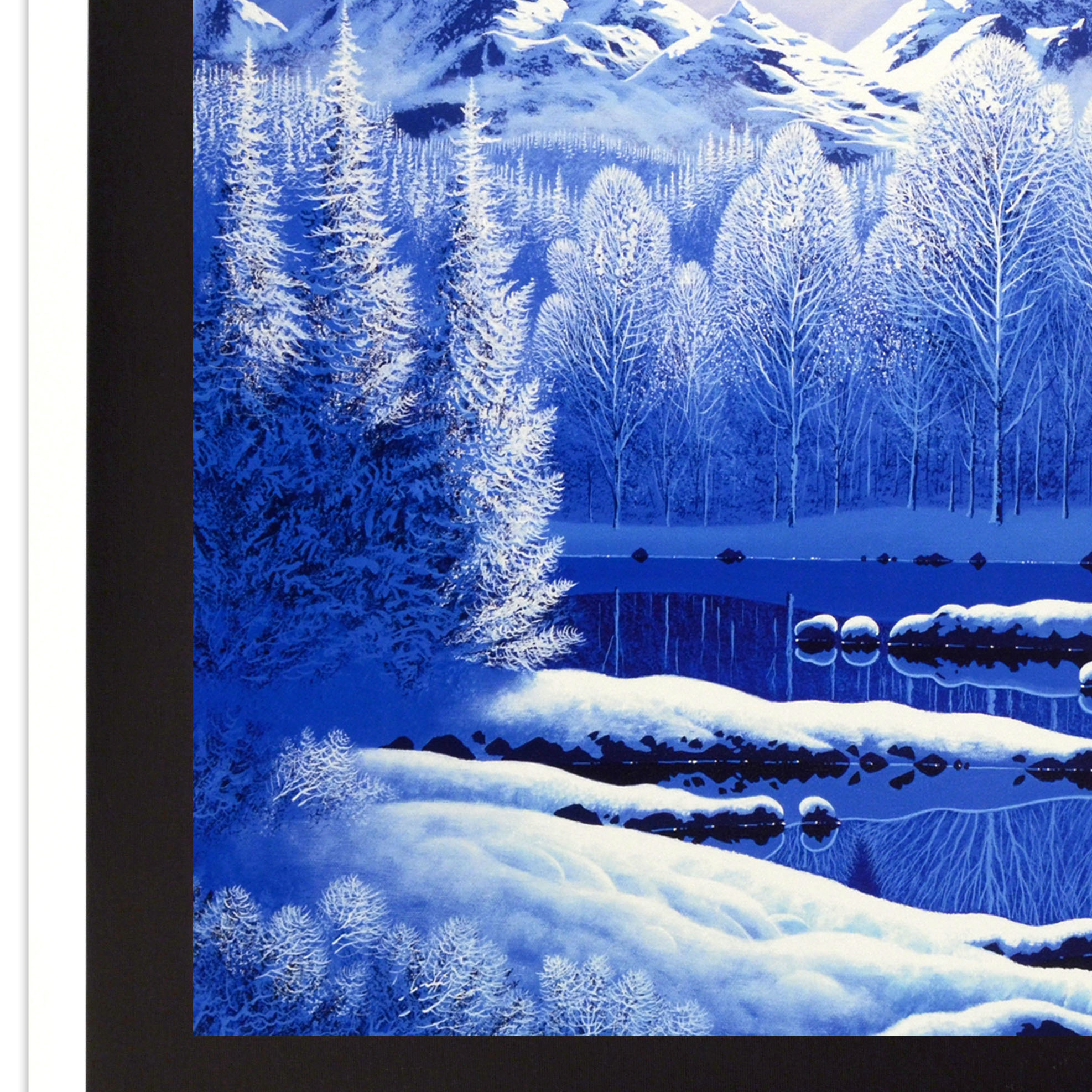Jon Rattenbury Limited Edition Giclée on Canvas "Deep Blue Reflections"