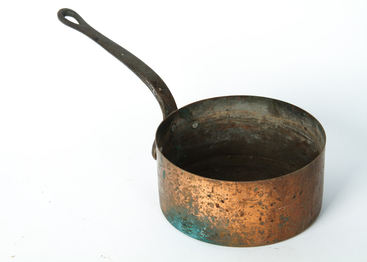 Antique Copper Pot Set