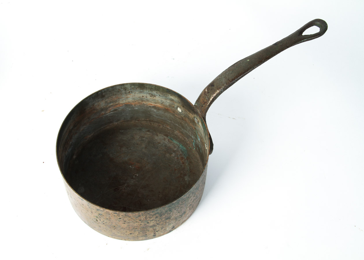 Antique Copper Pot Set