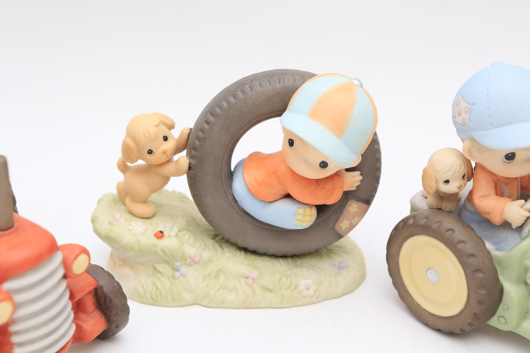 Set of Three Precious Moments Figurines