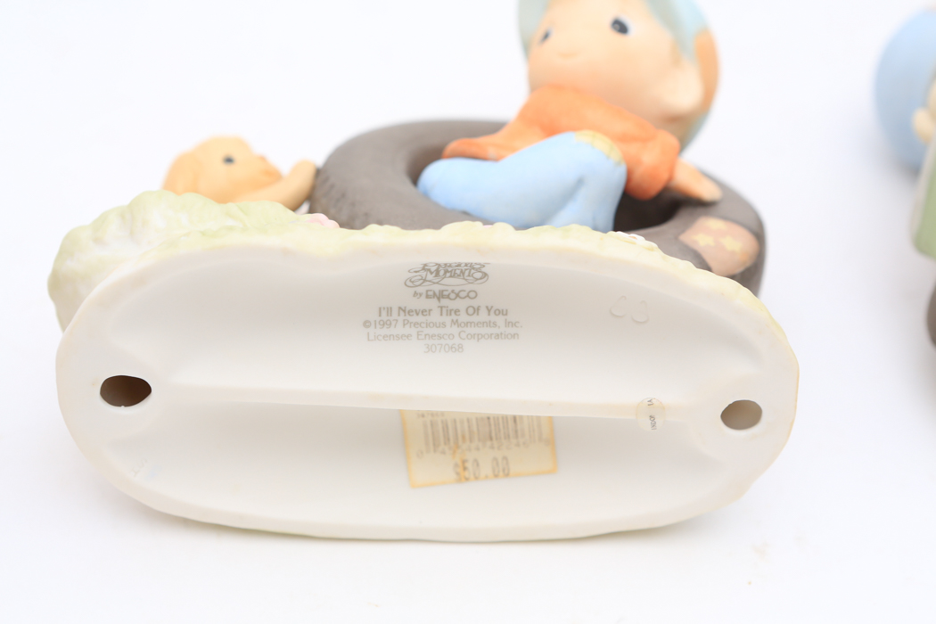 Set of Three Precious Moments Figurines