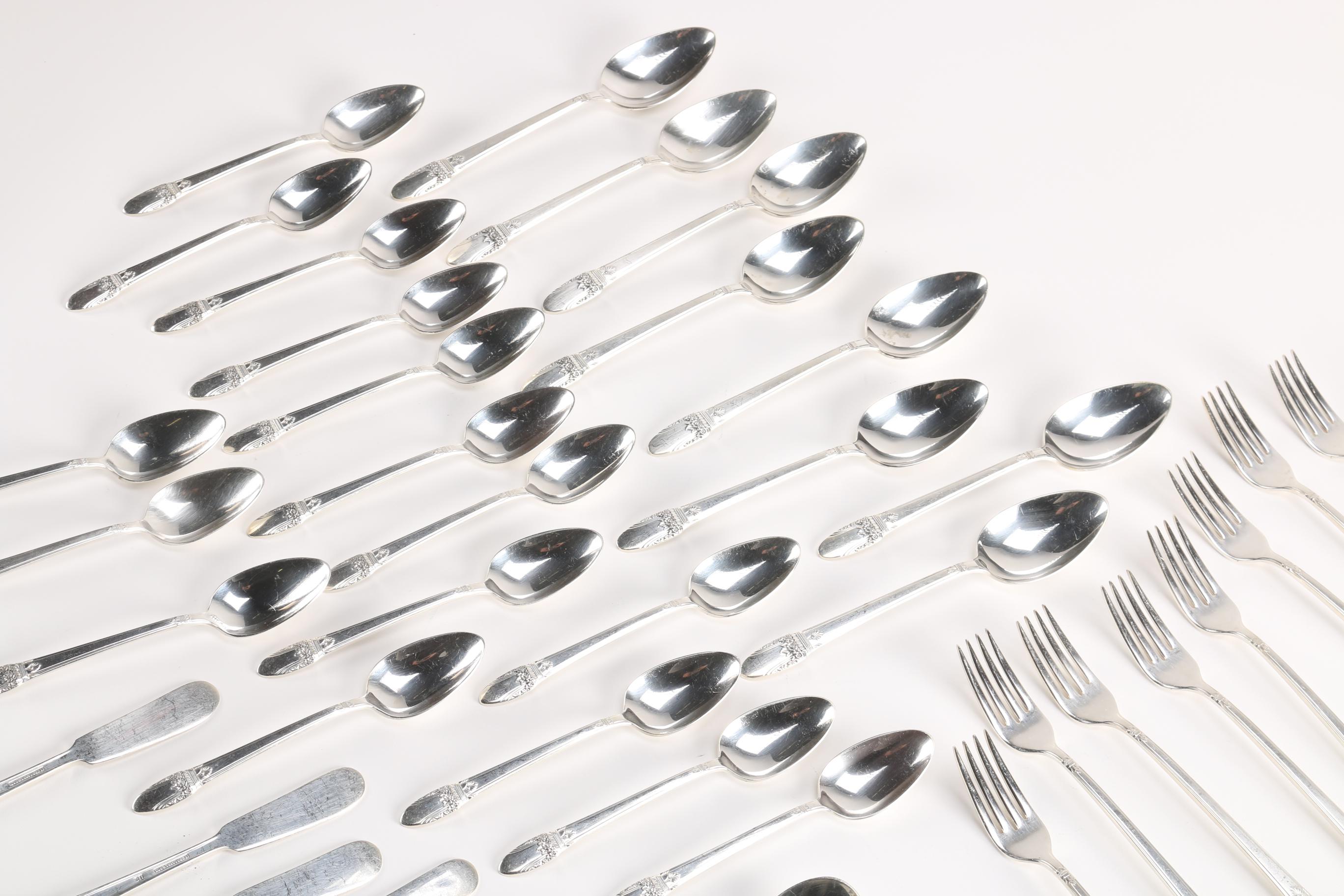 Rogers Brothers "First Love" Silver Plate Flatware