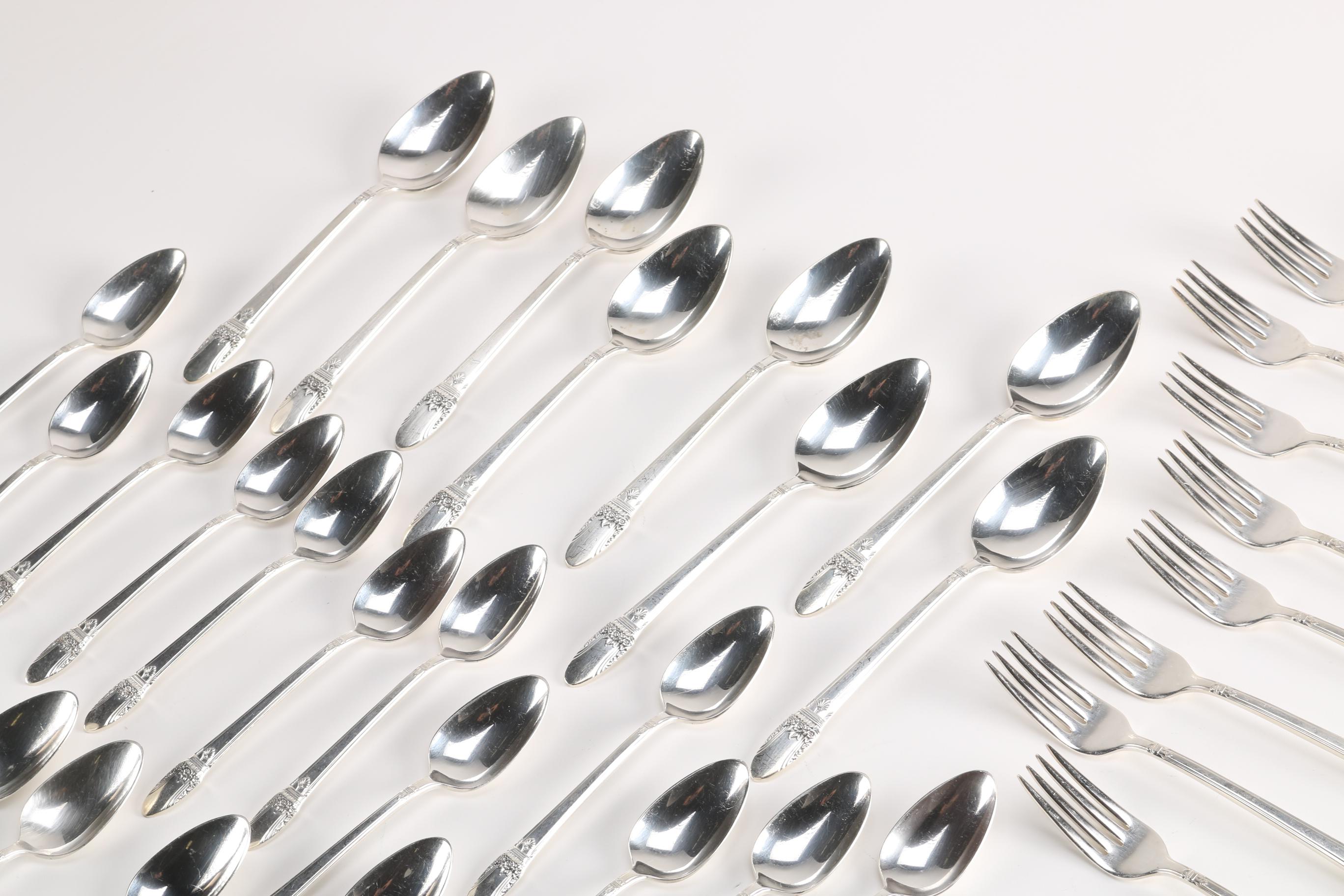 Rogers Brothers "First Love" Silver Plate Flatware