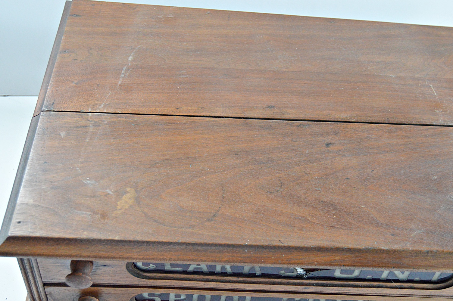 19th Century Clark's O.N.T. Spool Display Cabinet