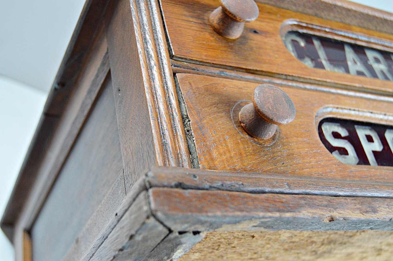 19th Century Clark's O.N.T. Spool Display Cabinet