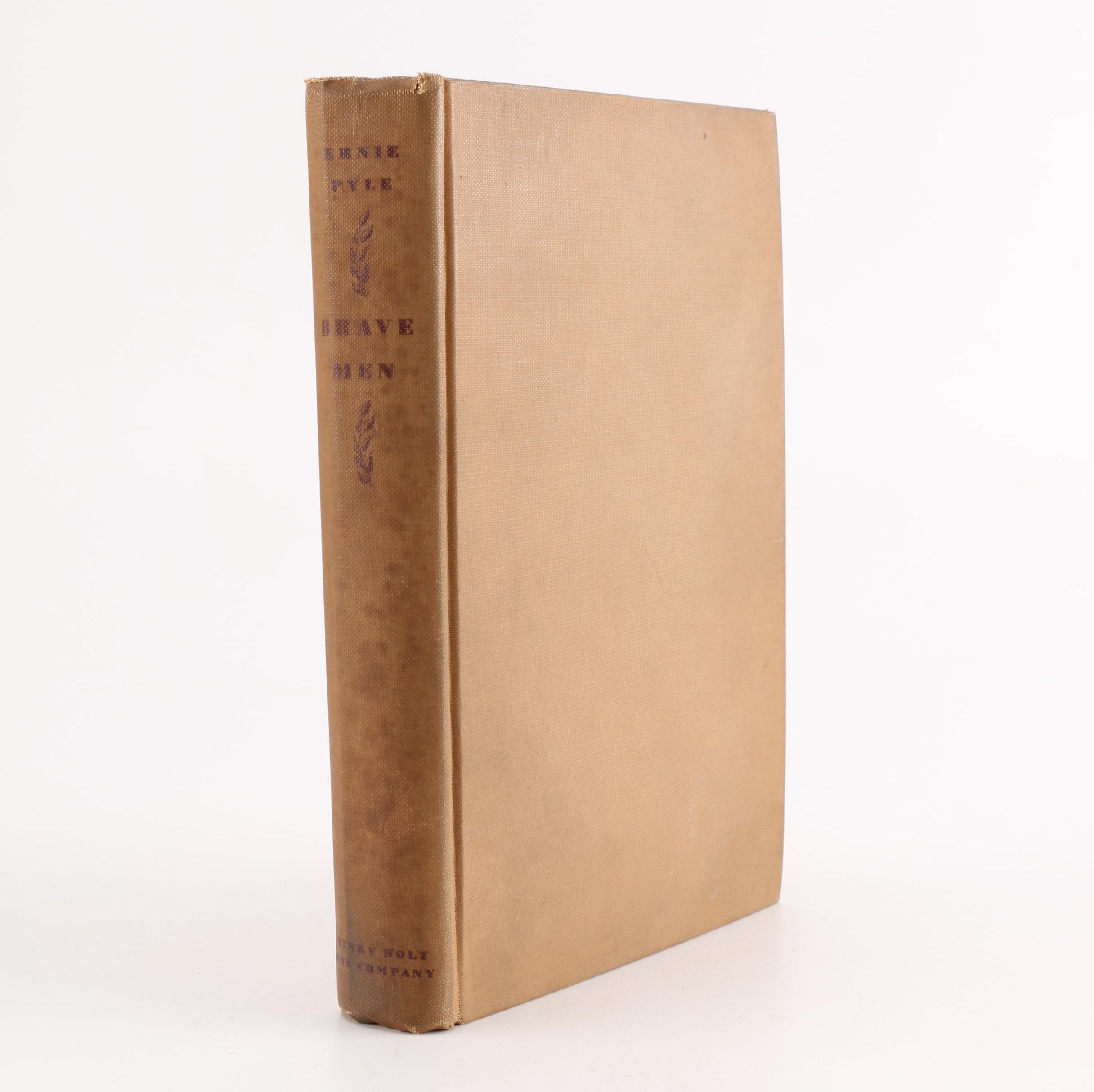 1944 Wartime Edition First Printing "Brave Men" by Ernie Pyle
