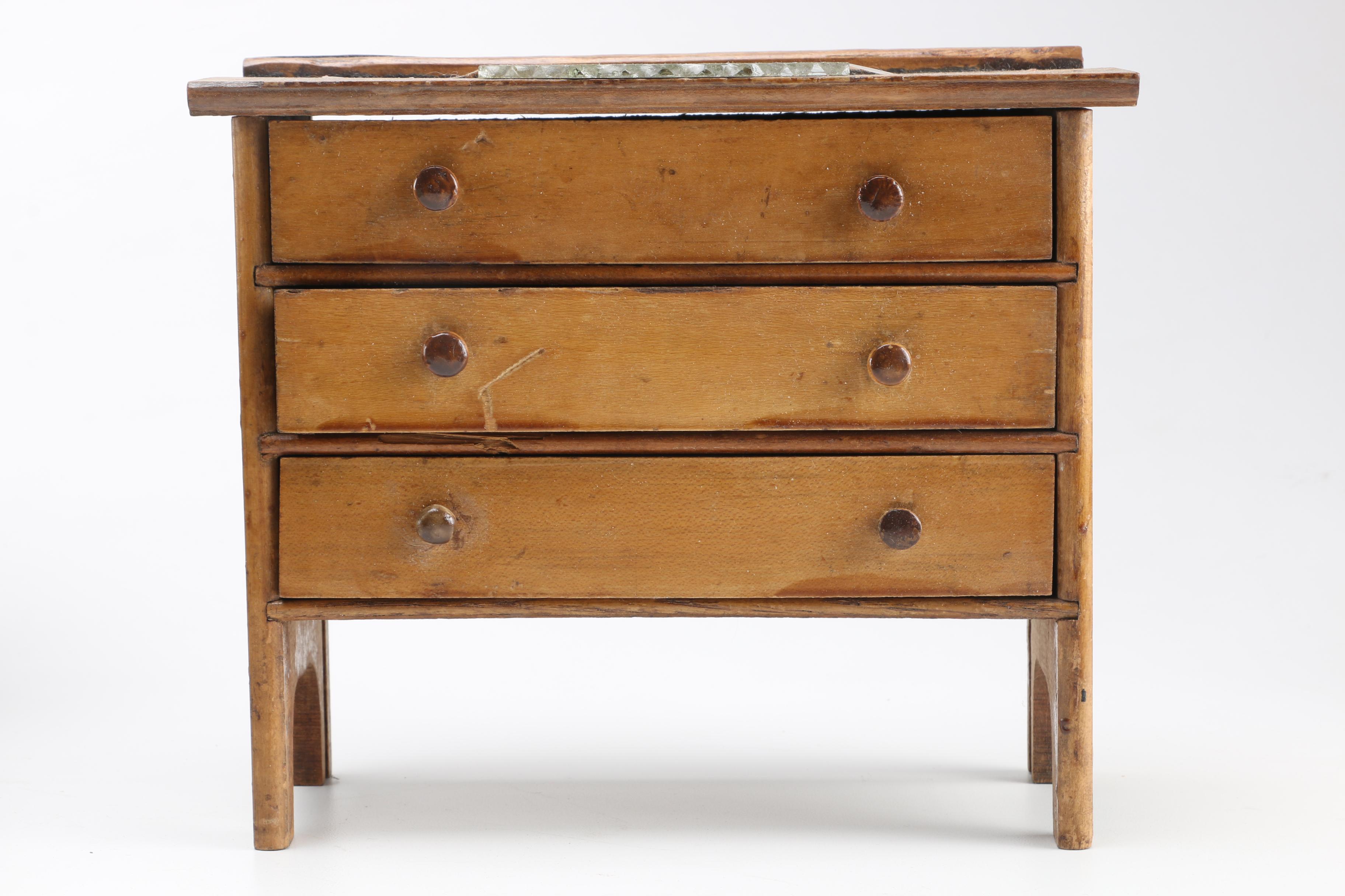 Miniature and Dollhouse Furniture Collection Including Hepplewhite Style