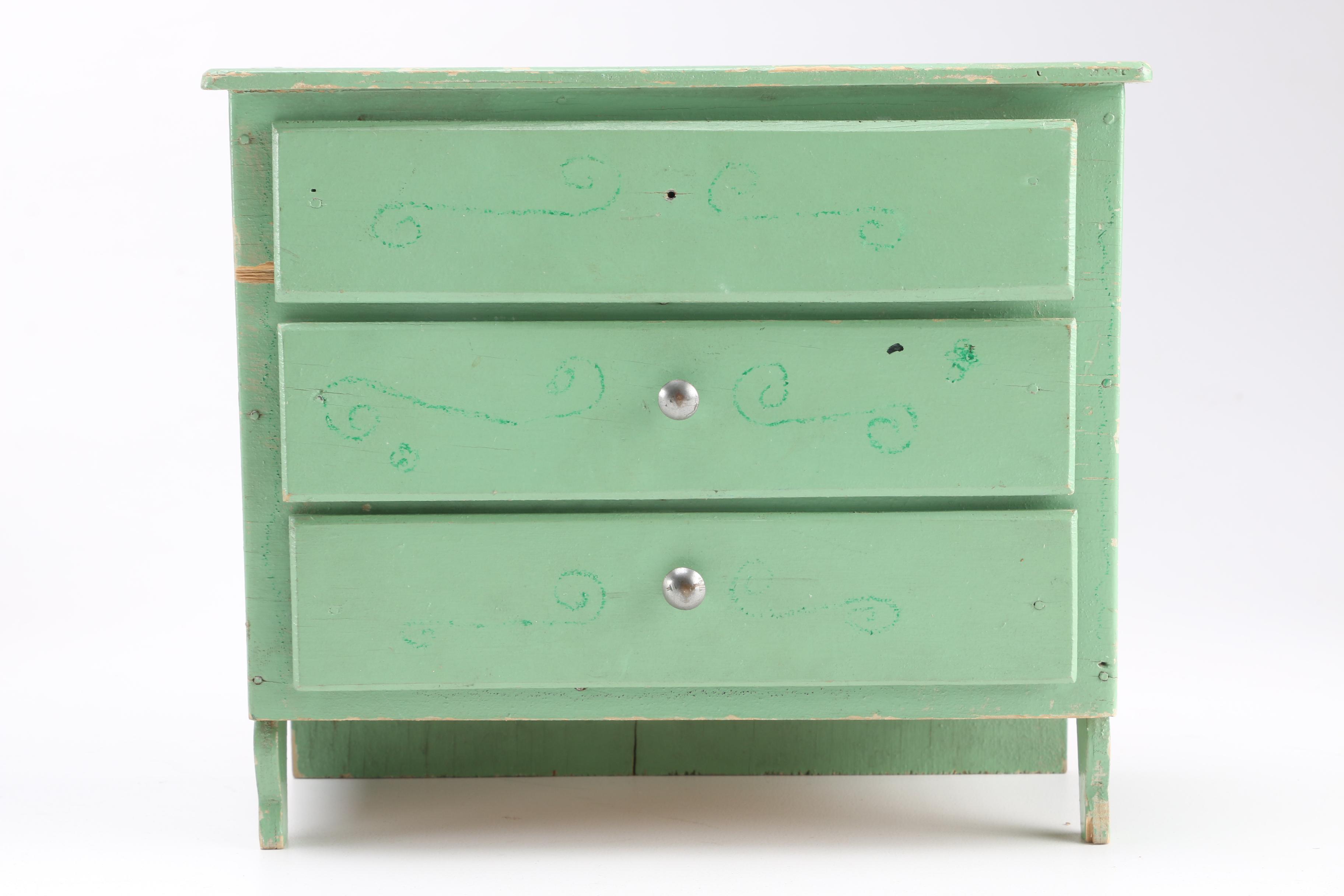 Miniature and Dollhouse Furniture Collection Including Hepplewhite Style