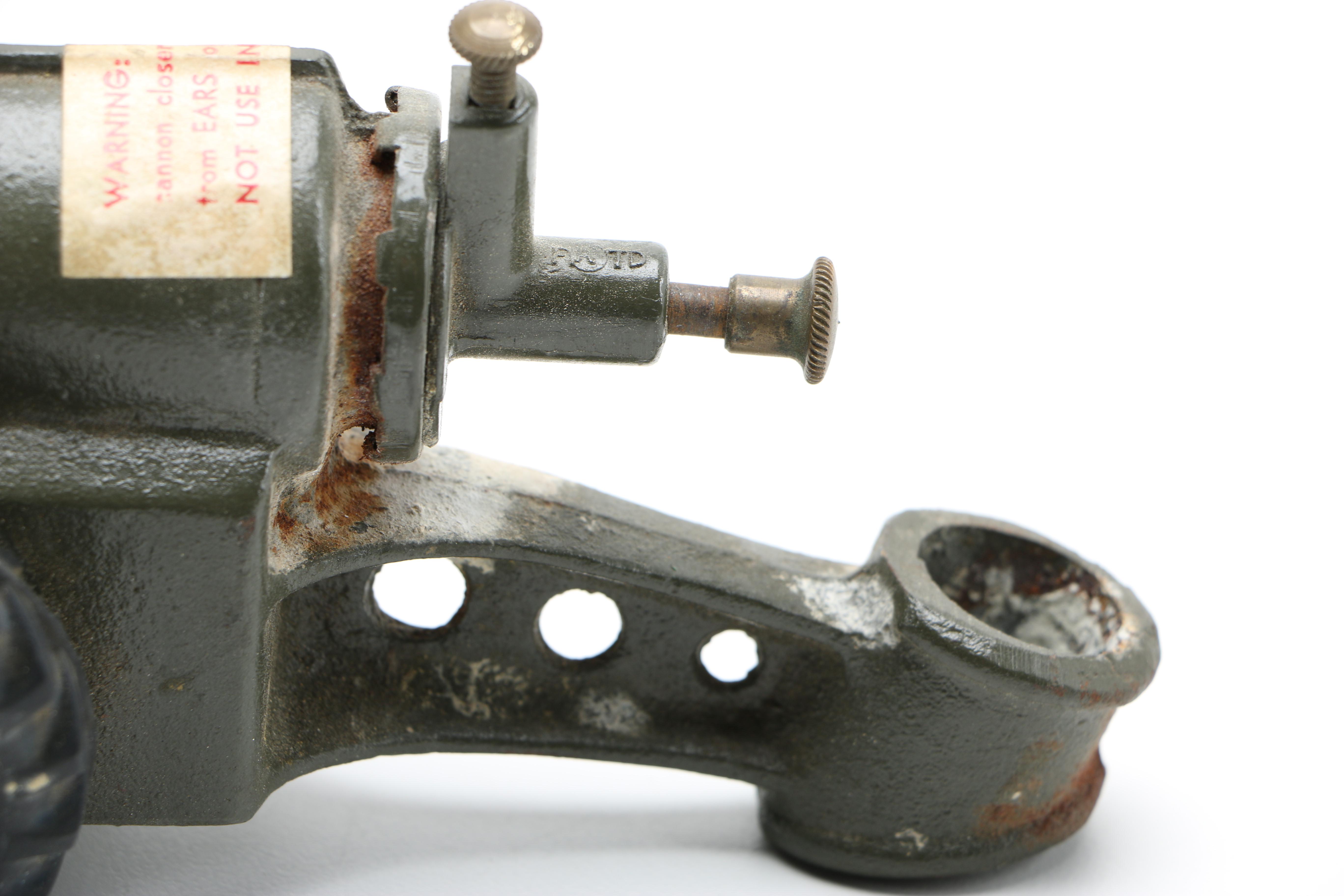 Early 1900s Metal Toy Cannon