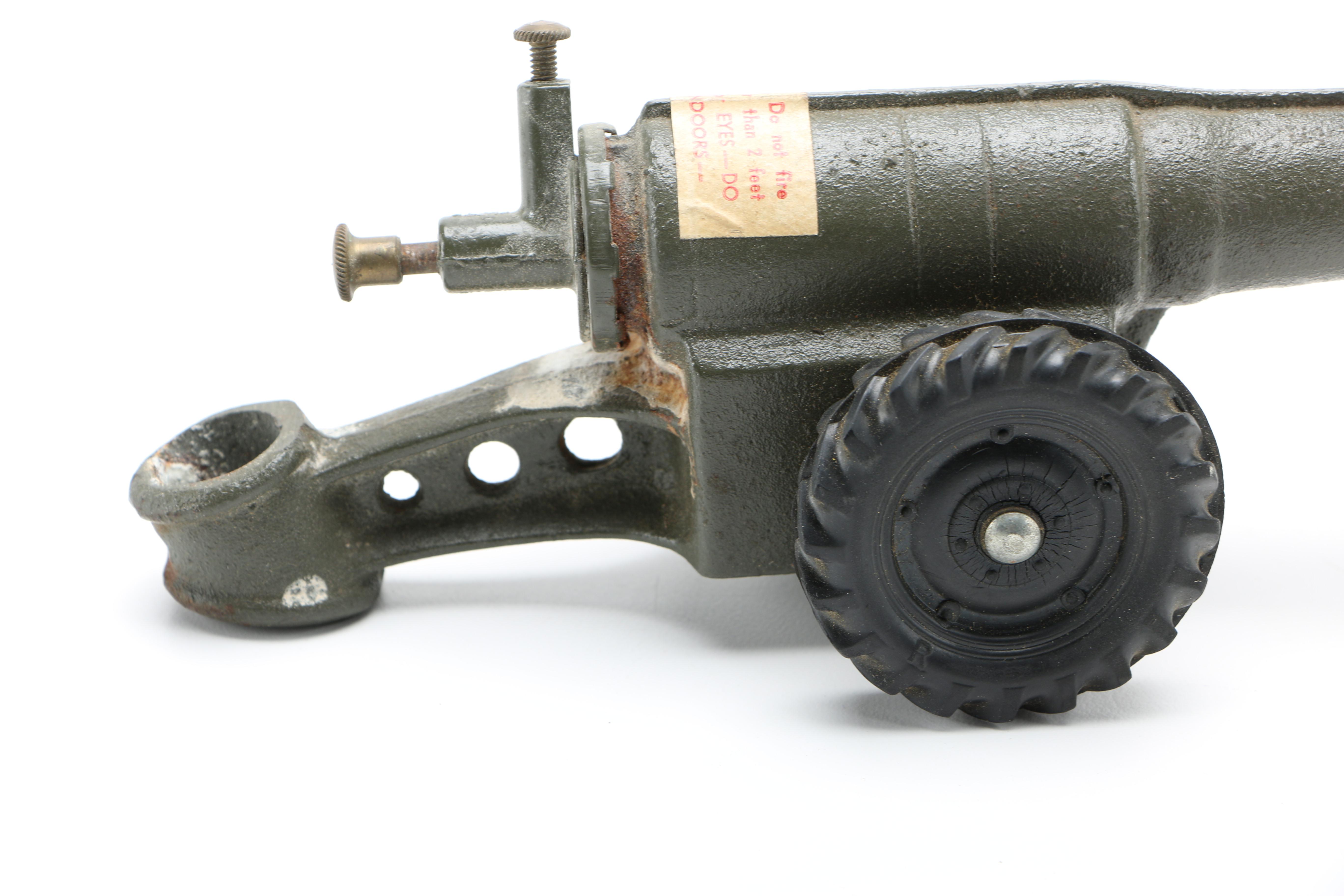 Early 1900s Metal Toy Cannon