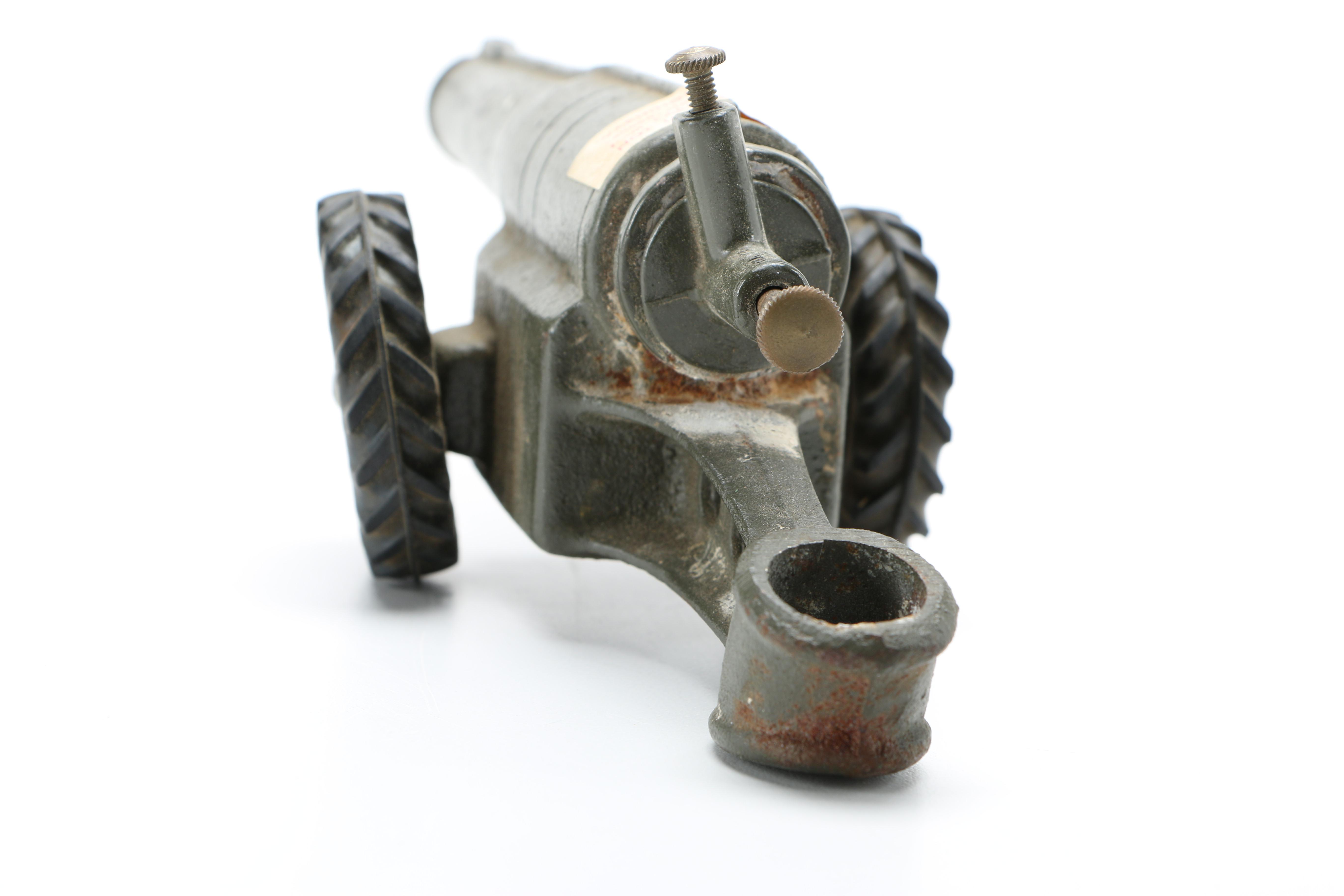 Early 1900s Metal Toy Cannon