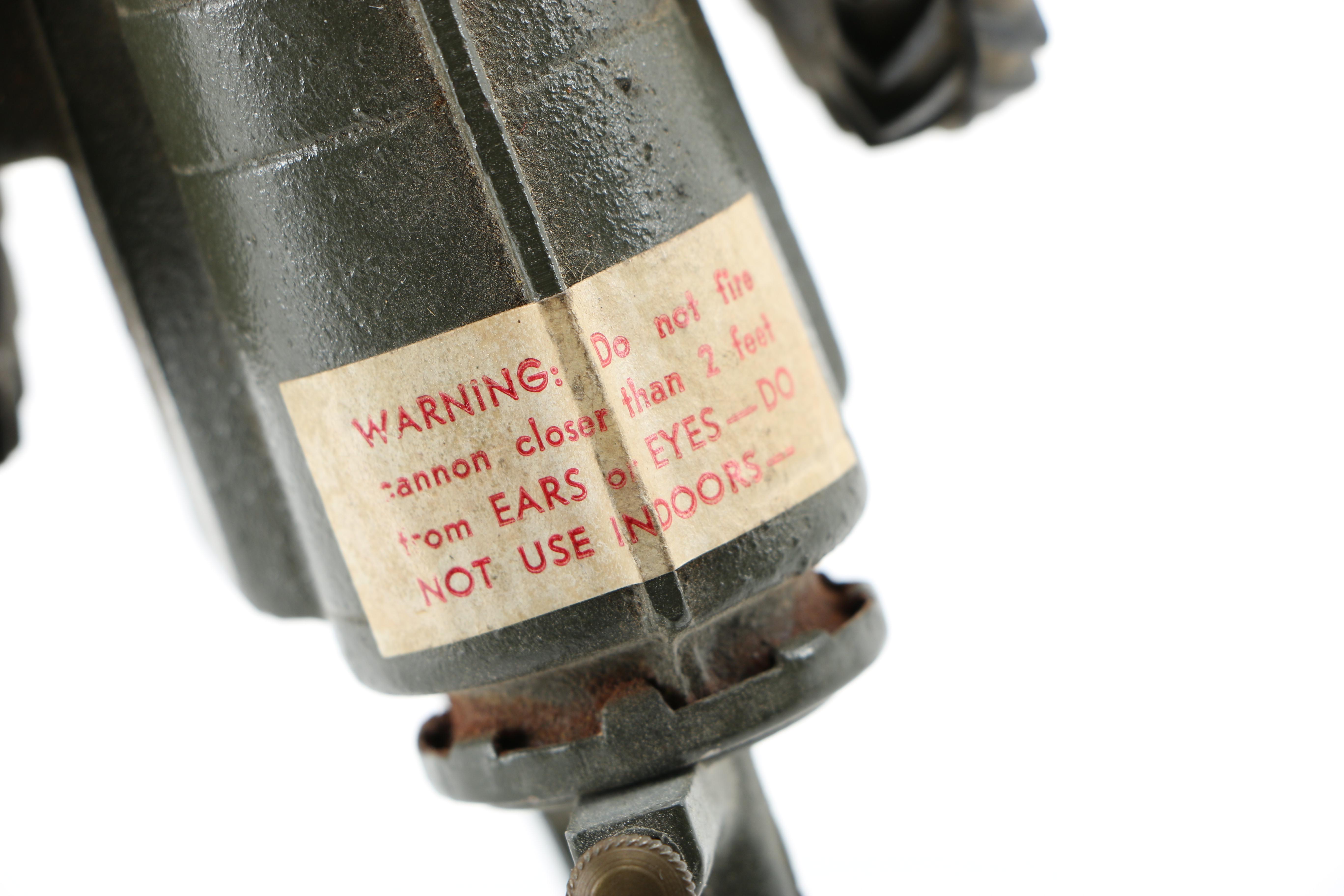 Early 1900s Metal Toy Cannon