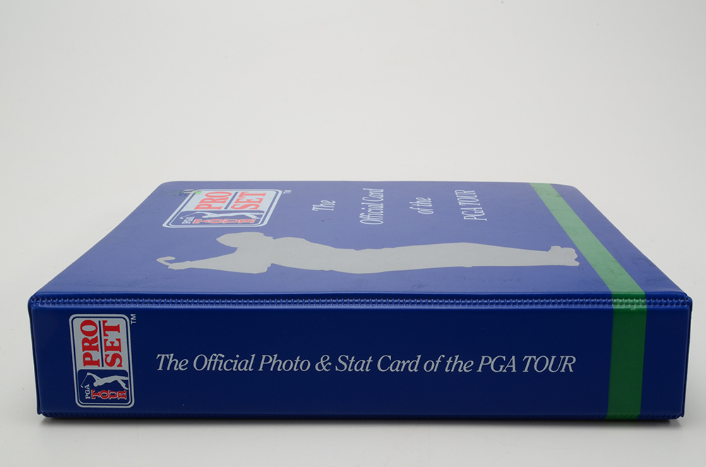 1992 PGA Tour Pro Golf Card Set In Vinyl Binder