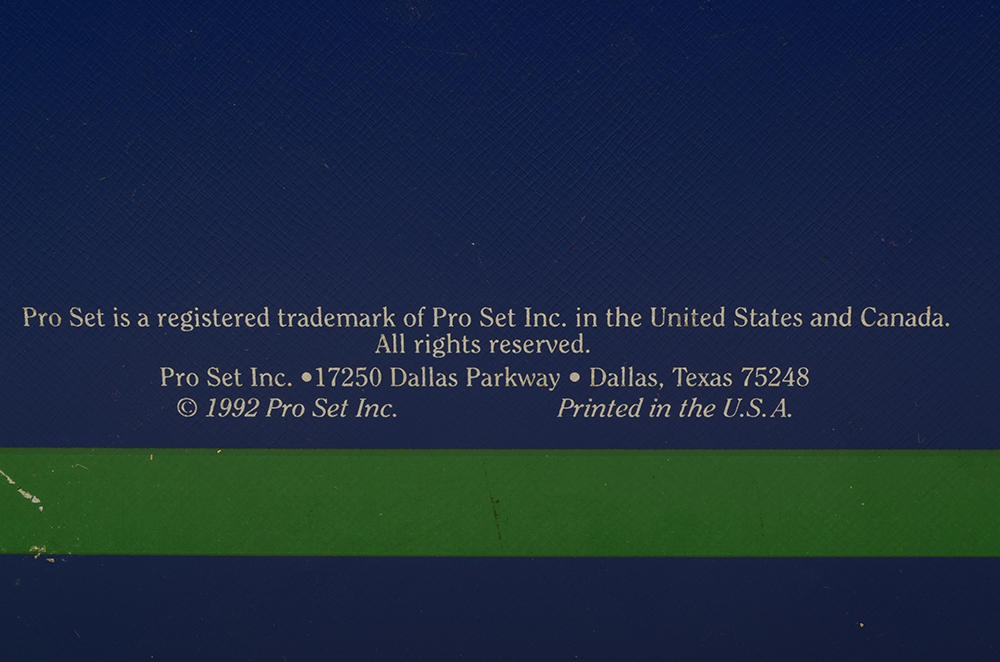 1992 PGA Tour Pro Golf Card Set In Vinyl Binder