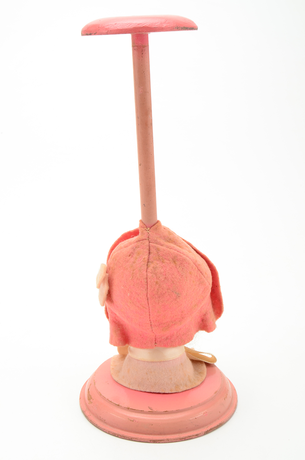 Vintage Hat or Wig Stand with Composite Doll Head