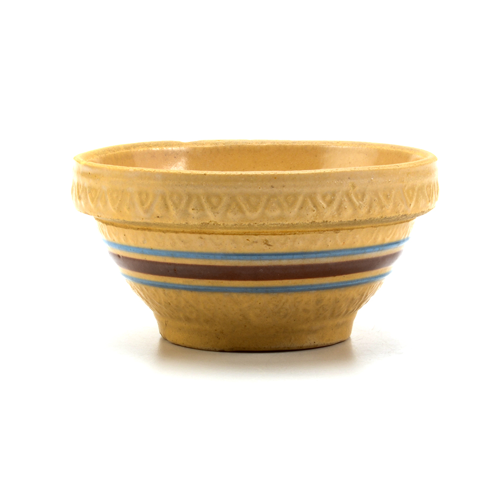Vintage Robinson Ransbottom Yellow Ware Mixing Bowls