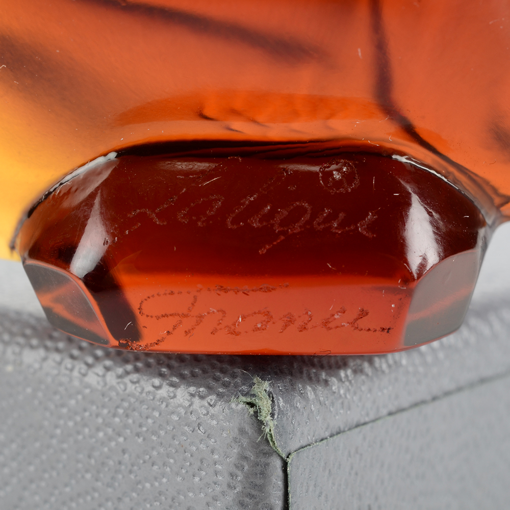 Lalique Brown Glass Fish