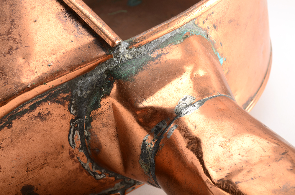 Antique Copper Candy Funnel
