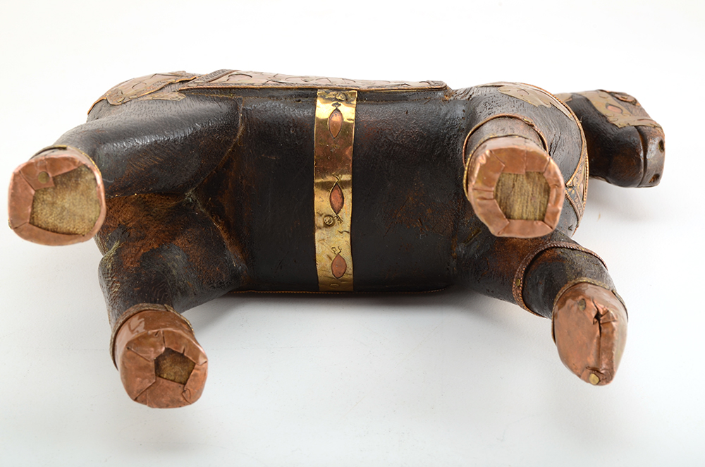 Vintage Horse Figurine with Brass and Copper