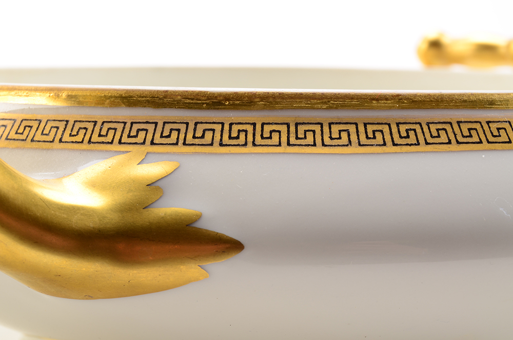 Antique PL M. Redon Limoges Bowl with Lustre