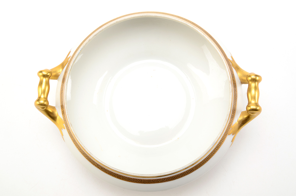 Antique PL M. Redon Limoges Bowl with Lustre