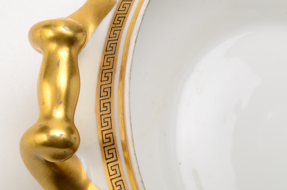 Antique PL M. Redon Limoges Bowl with Lustre