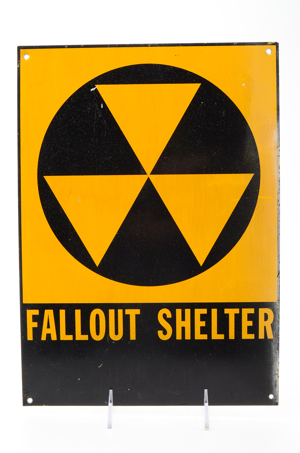 Coca-Cola and Fallout Shelter Metal Signs