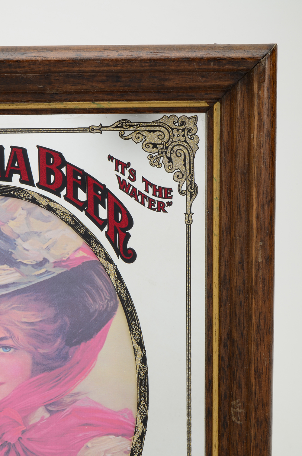 Olympian Beer Framed Mirrored  Bar Sign