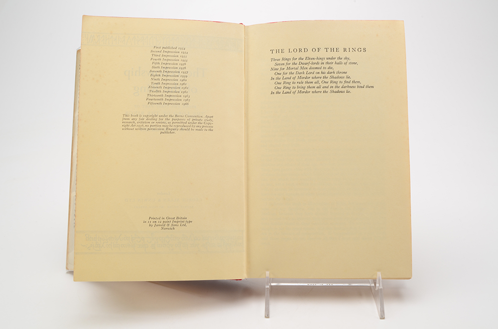 Vintage "Lord of the Rings" Trilogy in Hardcover