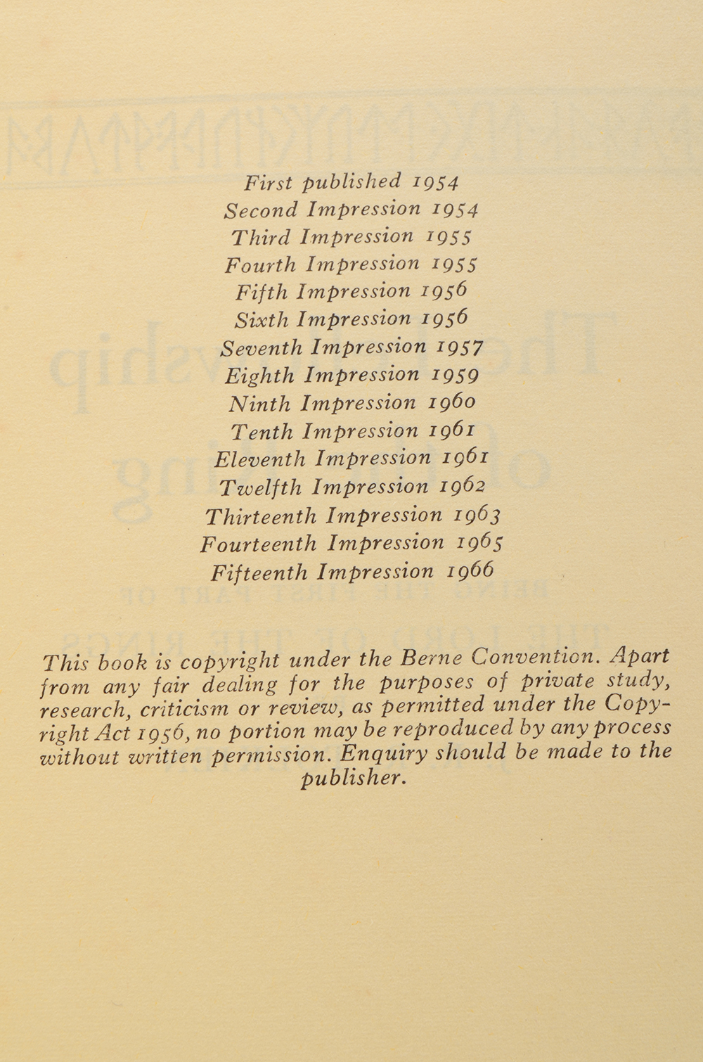 Vintage "Lord of the Rings" Trilogy in Hardcover