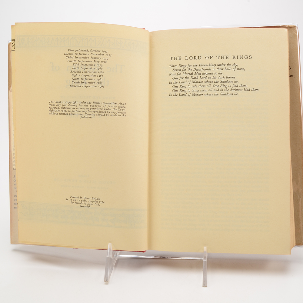 Vintage "Lord of the Rings" Trilogy in Hardcover