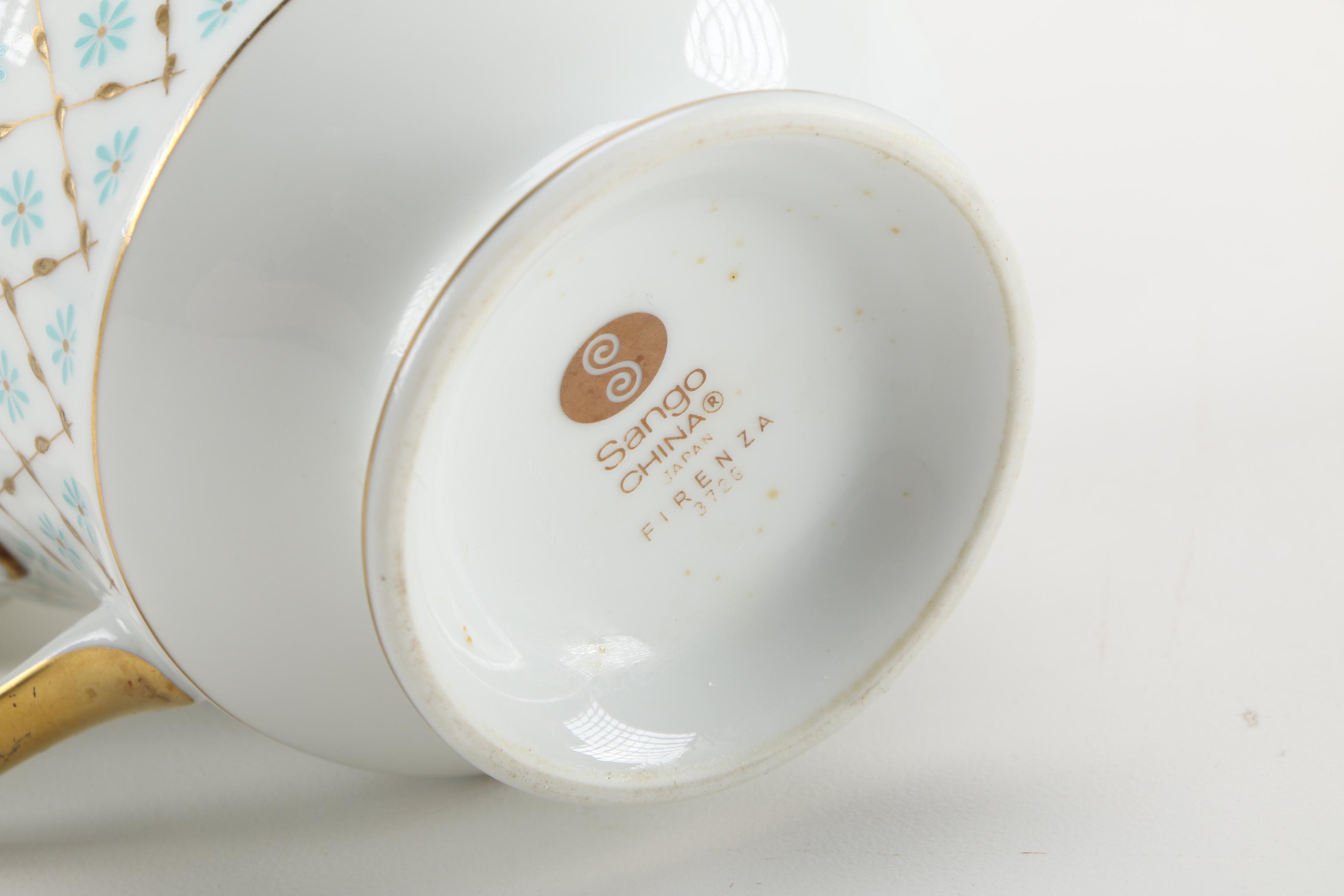 Sango "Firenza" Tea Chinaware