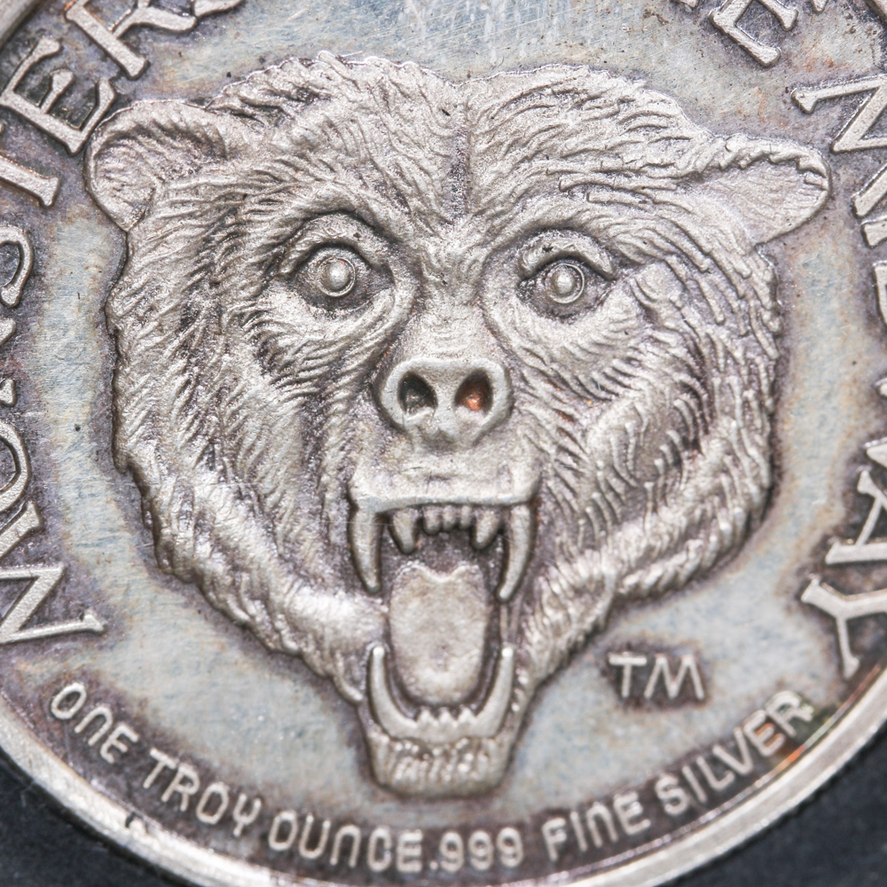 1986 Super Bowl XX Chicago Bears .999 Fine Silver Round