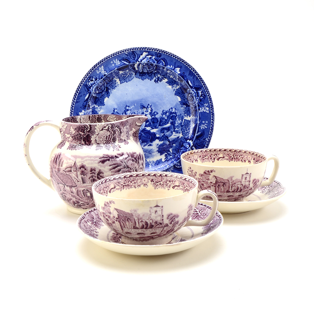 English Staffordshire Transferware