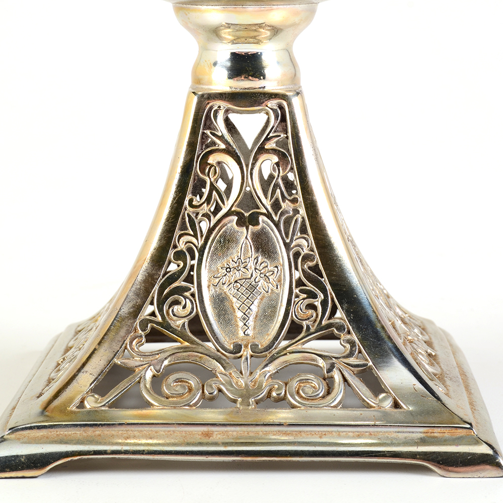 Two Silver-Plate Hollowware Items