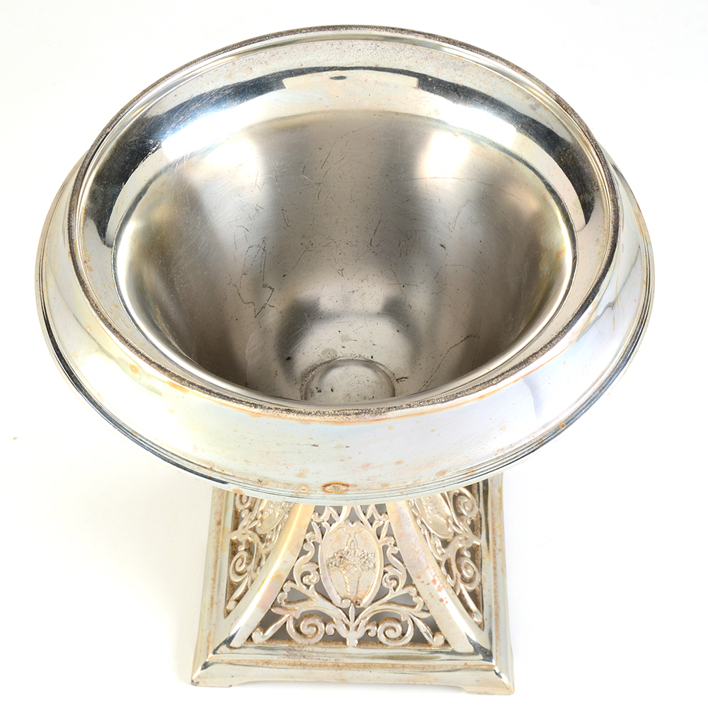 Two Silver-Plate Hollowware Items