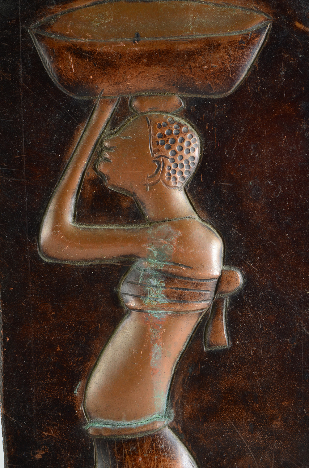 Nine 1960s Hanging Art Decorative Metal  Plates