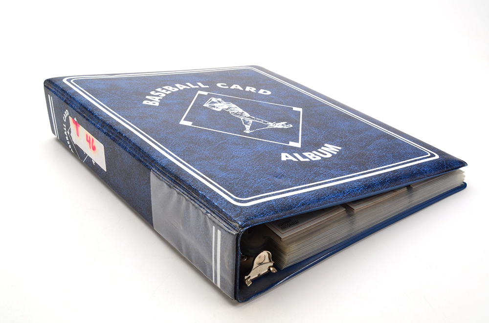 Binders of Baseball Cards