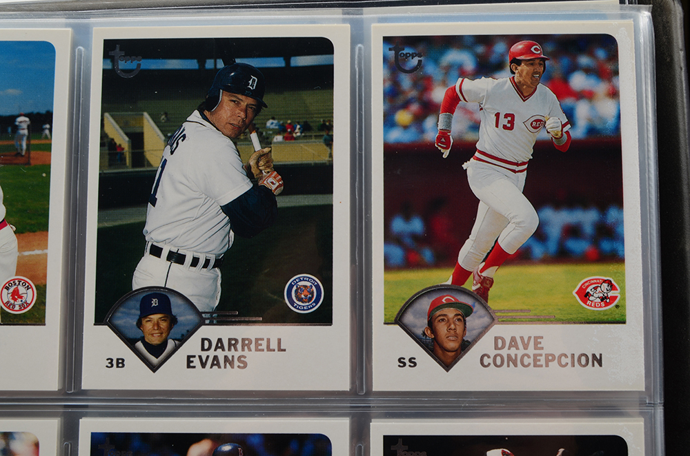 Binders of Baseball Cards