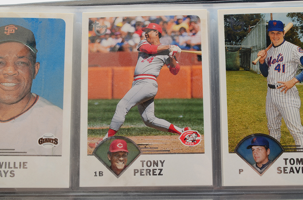 Binders of Baseball Cards