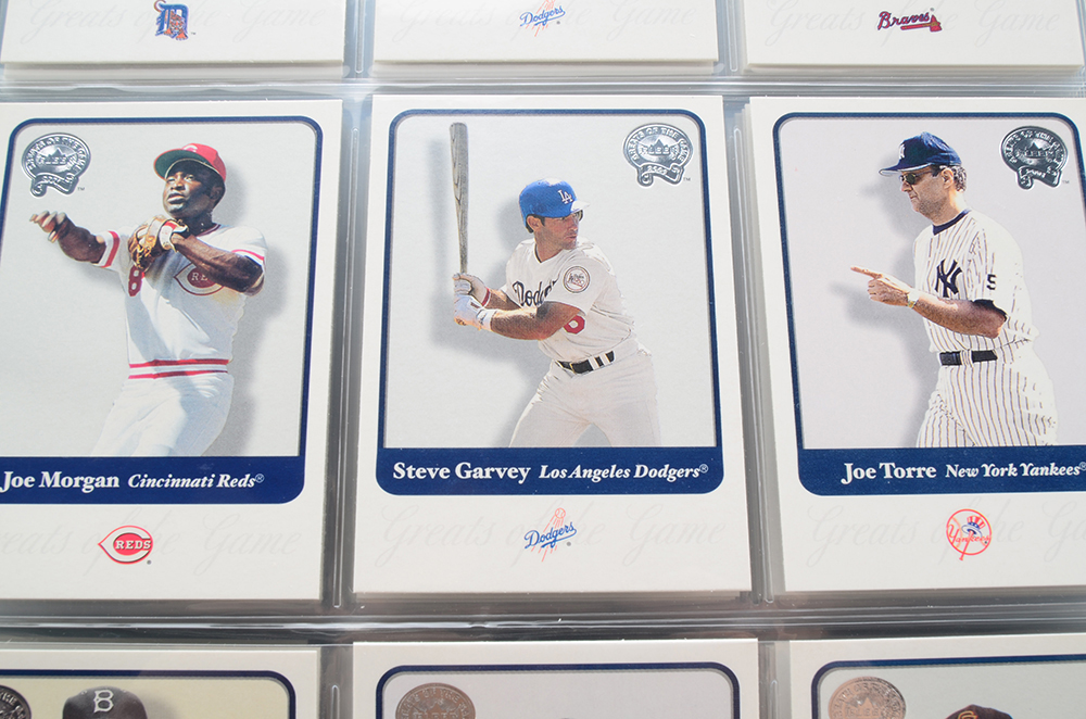 Binders of Baseball Cards