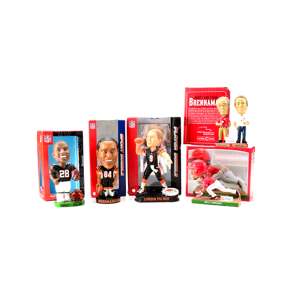 Bengals and Reds Bobbleheads