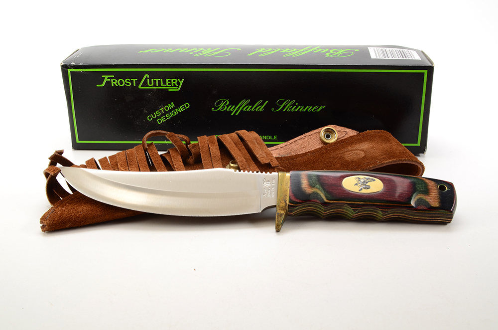 Frost Cutlery Bowie Knives - "The Shark" & "Buffalo Skinner"