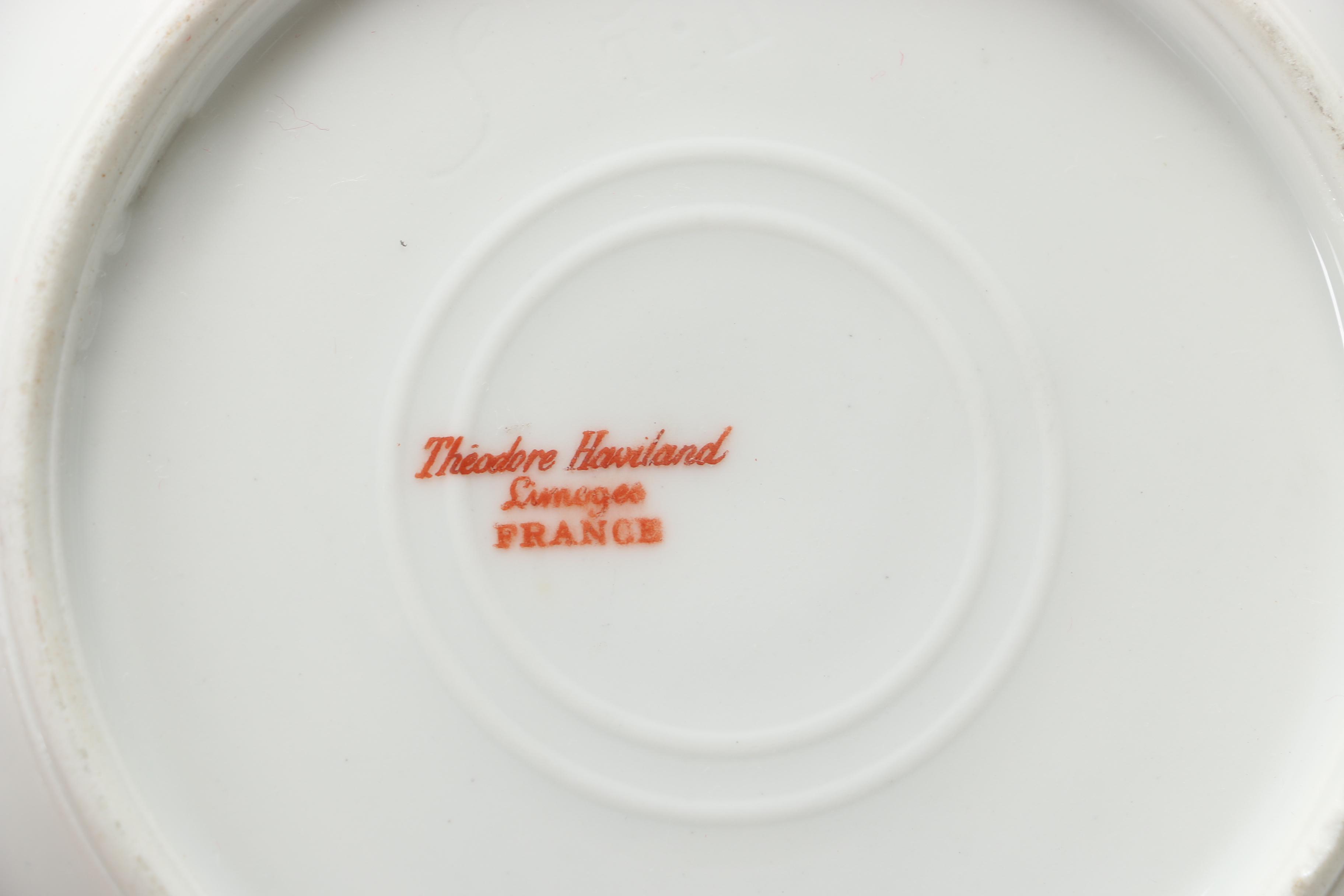 Antique Haviland Limoges Porcelain Tablewares