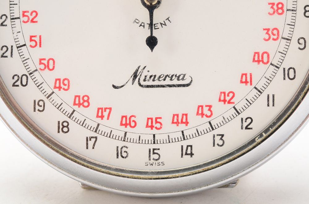 Minerva Stopwatch and French Brass Compass