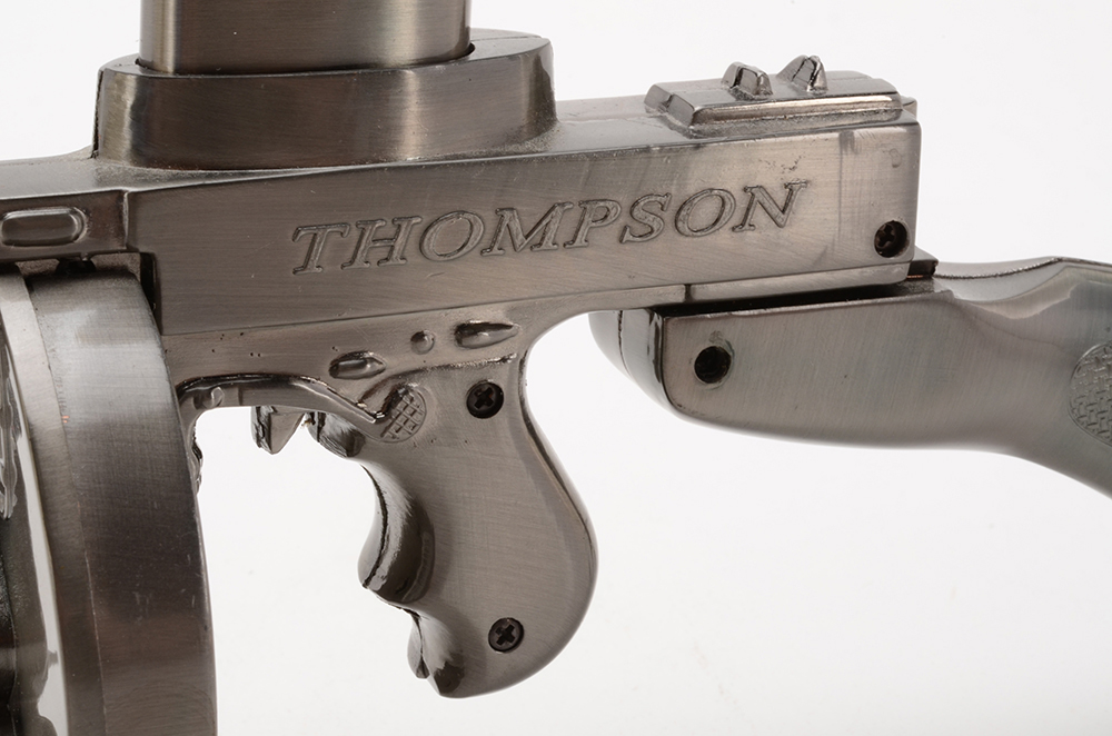 Gangster Style "Thompson" Machine Gun Lighter Holder