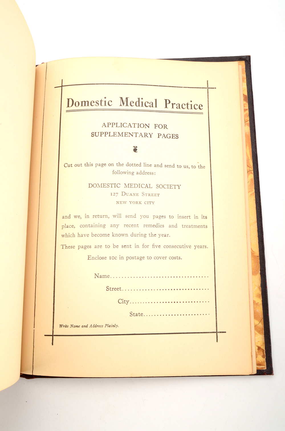 1930 "Domestic Medical Practice" in Hardcover